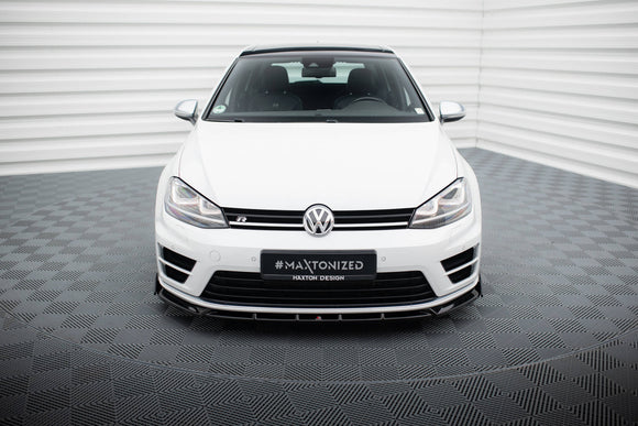 Front Splitter V.5 + Flaps Volkswagen Golf R Mk7