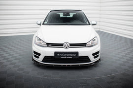 Front Splitter V.5 + Flaps Volkswagen Golf R / R-Line Mk7 - 0