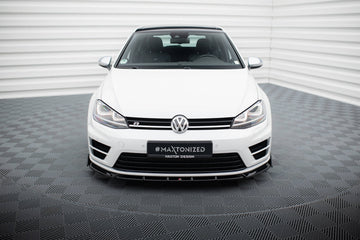 Front Splitter V.5 + Flaps Volkswagen Golf R / R-Line Mk7 - 0