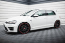 Side Skirts Diffusers V.3 Volkswagen Golf R Mk7-2
