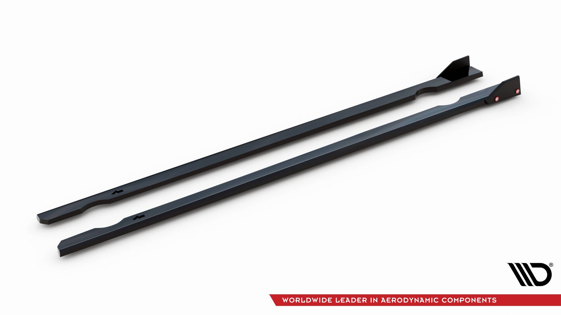 Side Skirts Diffusers V.3 + Flaps Volkswagen Golf R / R-Line Mk7