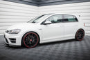 Side Skirts Diffusers V.4 Volkswagen Golf R Mk7-2