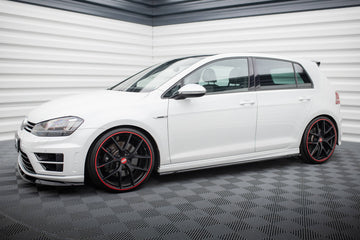 Side Skirts Diffusers V.4 Volkswagen Golf R / R-Line Mk7 - 0