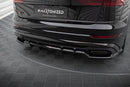 Central Rear Splitter (with vertical bars) Audi SQ8 / Q8 S-Line Mk1 Facelift-2