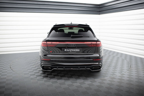 Central Rear Splitter (with vertical bars) Audi SQ8 / Q8 S-Line Mk1 Facelift