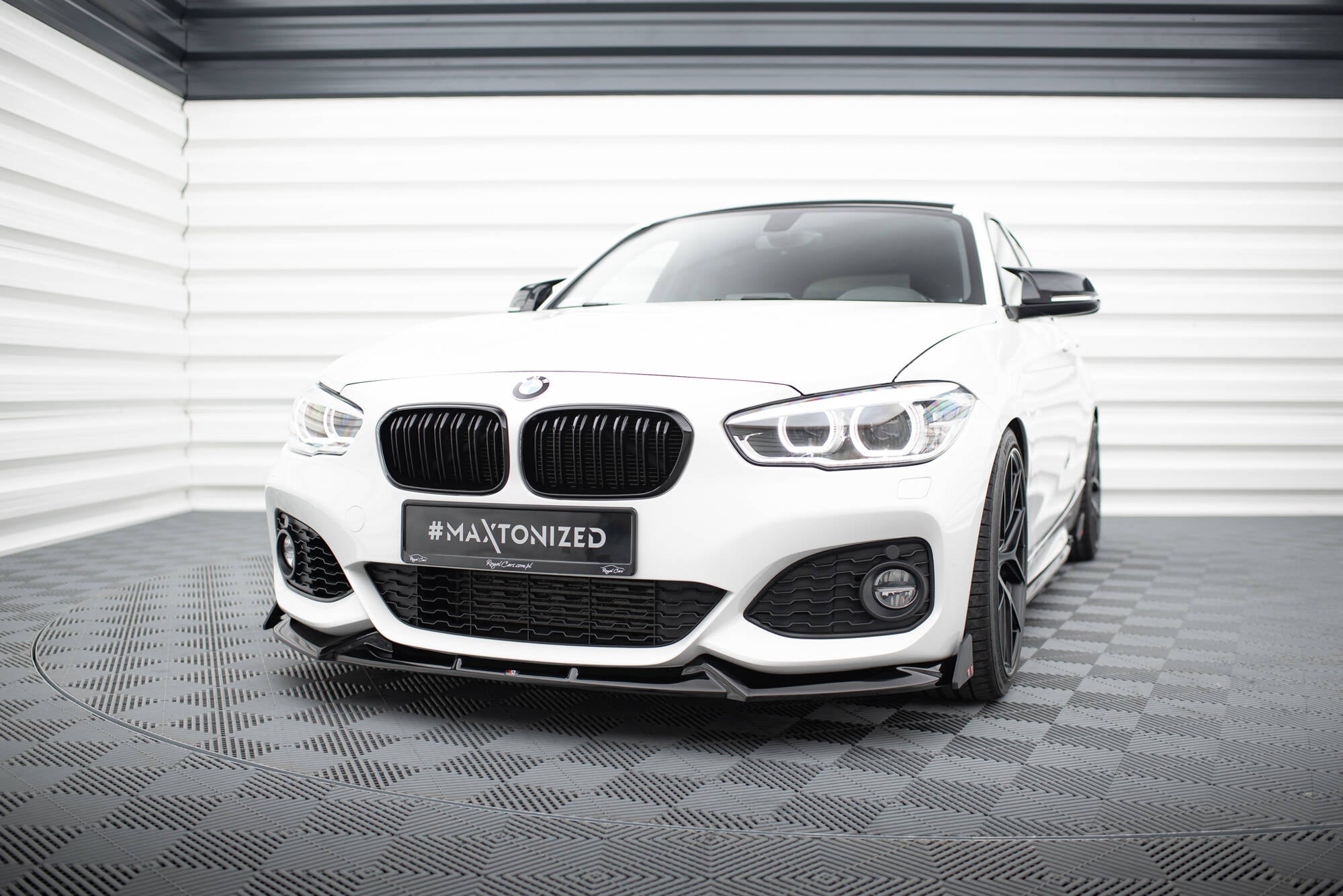 Front Splitter V.5 + Flaps BMW 1 M-Pack / M140i F20 Facelift