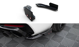 Rear Side Splitters V.5 + Flaps BMW 1 M-Pack / M140i F20 Facelift 