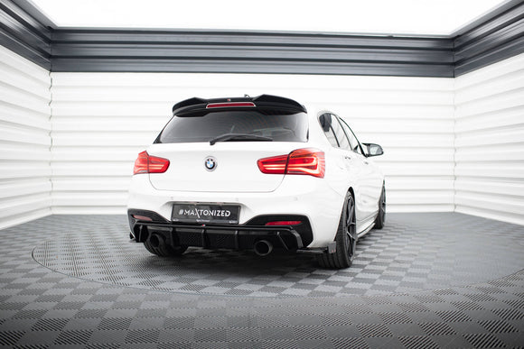 Rear Side Splitters V.5 + Flaps BMW 1 M-Pack / M140i F20 Facelift