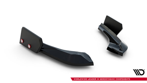 Rear Side Splitters V.5 + Flaps (For rear valance V.3) BMW 1 M-Pack / M140i F20 Facelift