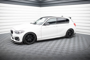 Side Skirts Diffusers V.4 + Flaps BMW 1 M-Pack / M140i F20 Facelift - 0