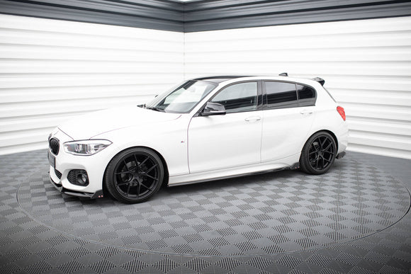 Side Skirts Diffusers V.4 + Flaps BMW 1 M-Pack / M140i F20 Facelift