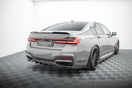 Rear Splitter (with vertical bars) V.2 BMW 7 G11 M-Pack Facelift - 0