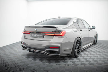 Rear Splitter (with vertical bars) V.2 BMW 7 G11 M-Pack Facelift - 0