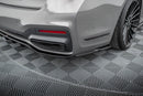 Rear Splitter (with vertical bars) V.2 BMW 7 G11 M-Pack Facelift-4