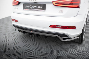 Rear Splitter (with vertical bars) Audi Q3 S-line 8U - 0
