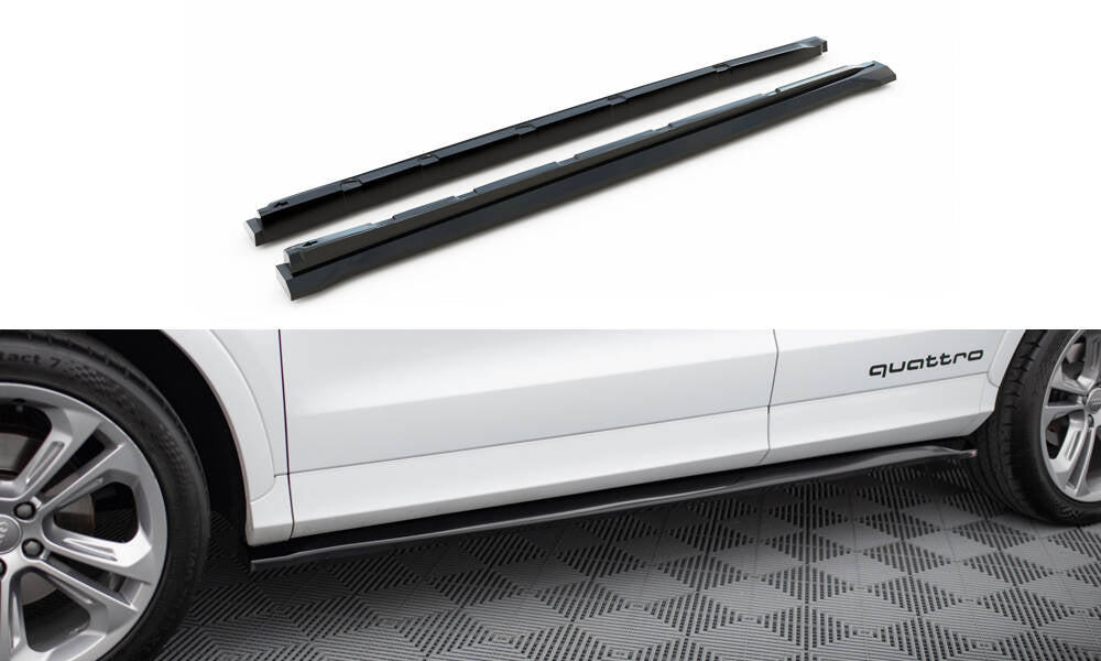 Side Skirts Diffusers Audi Q3 S-line 8U