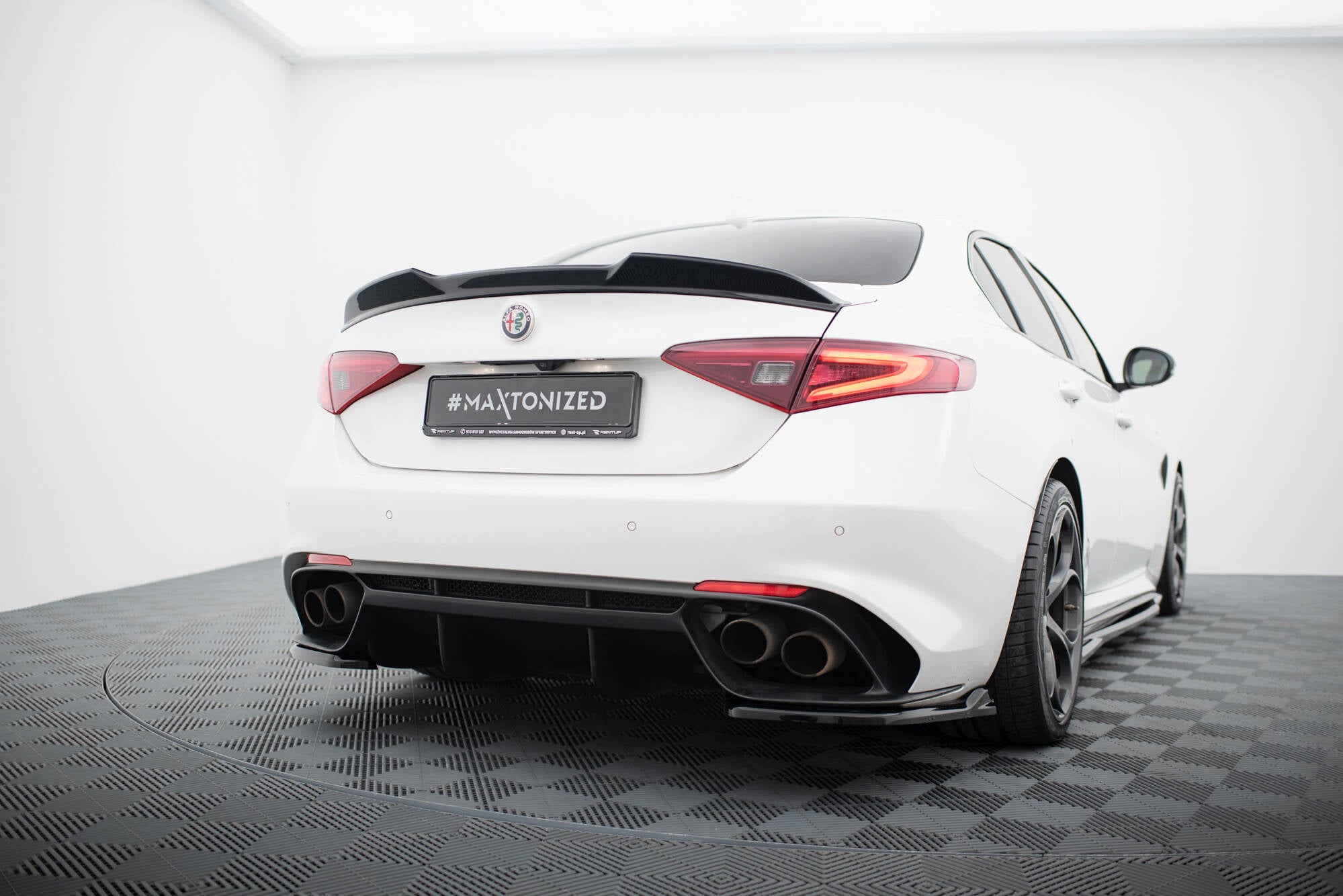 Rear Side Splitters Alfa Romeo Giulia Quadrifoglio