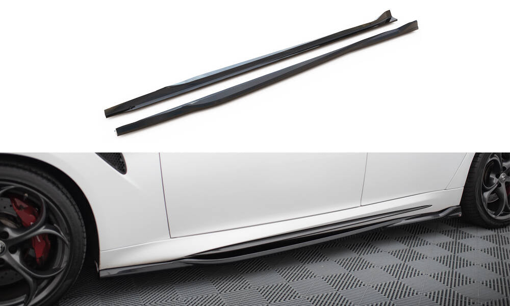 Side Skirts Diffusers Alfa Romeo Giulia Quadrifoglio