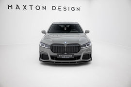 Prepreg Carbon Fiber Front Splitter + ABS Splitter BMW 7 M-Pack G11 Facelift - 0