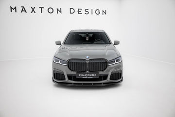 Prepreg Carbon Fiber Front Splitter + ABS Splitter BMW 7 M-Pack G11 Facelift - 0