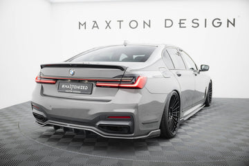Prepreg Carbon Fiber Rear Splitter BMW 7 M-Pack G11 / G12 Facelift - 0