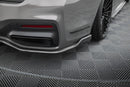 Prepreg Carbon Fiber Rear Splitter BMW 7 M-Pack G11 / G12 Facelift-3