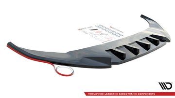 Rear Splitter (with vertical bars) V.1 Tesla Model 3 Project Highland(Facelift) - 0