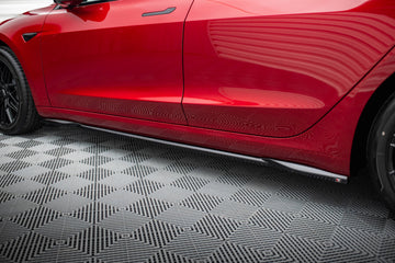 Side Skirts Diffusers V.2 Tesla Model 3 Mk1 / Mk1 Facelift - 0
