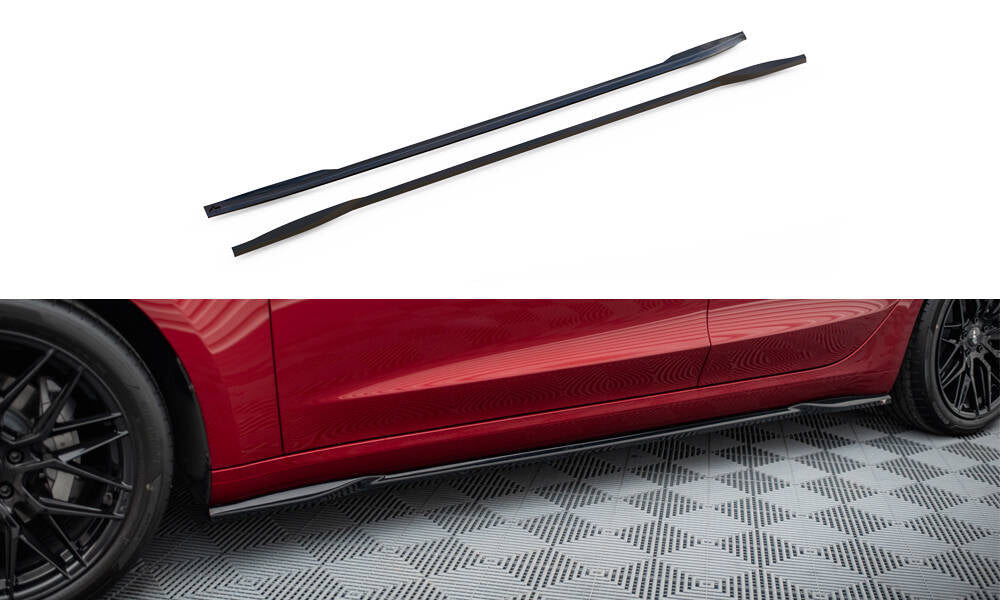 Side Skirts Diffusers V.2 Tesla Model 3 Mk1 / Mk1 Facelift