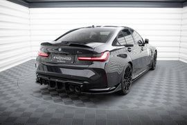 Rear Side Splitters V.6 CSL Look (For rear valance v.1)  BMW M3 Sedan / Touring G80 / G81 - 0