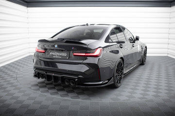 Rear Side Splitters V.6 CSL Look (For rear valance v.1)  BMW M3 Sedan / Touring G80 / G81 - 0