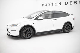 Side Skirts Diffusers V.2 Tesla Model X Mk1 Facelift - 0