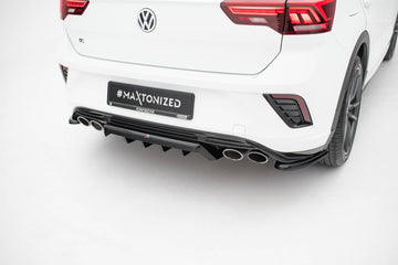 Central Rear Splitter (with vertical bars) Volkswagen T-Roc R Mk1 - 0