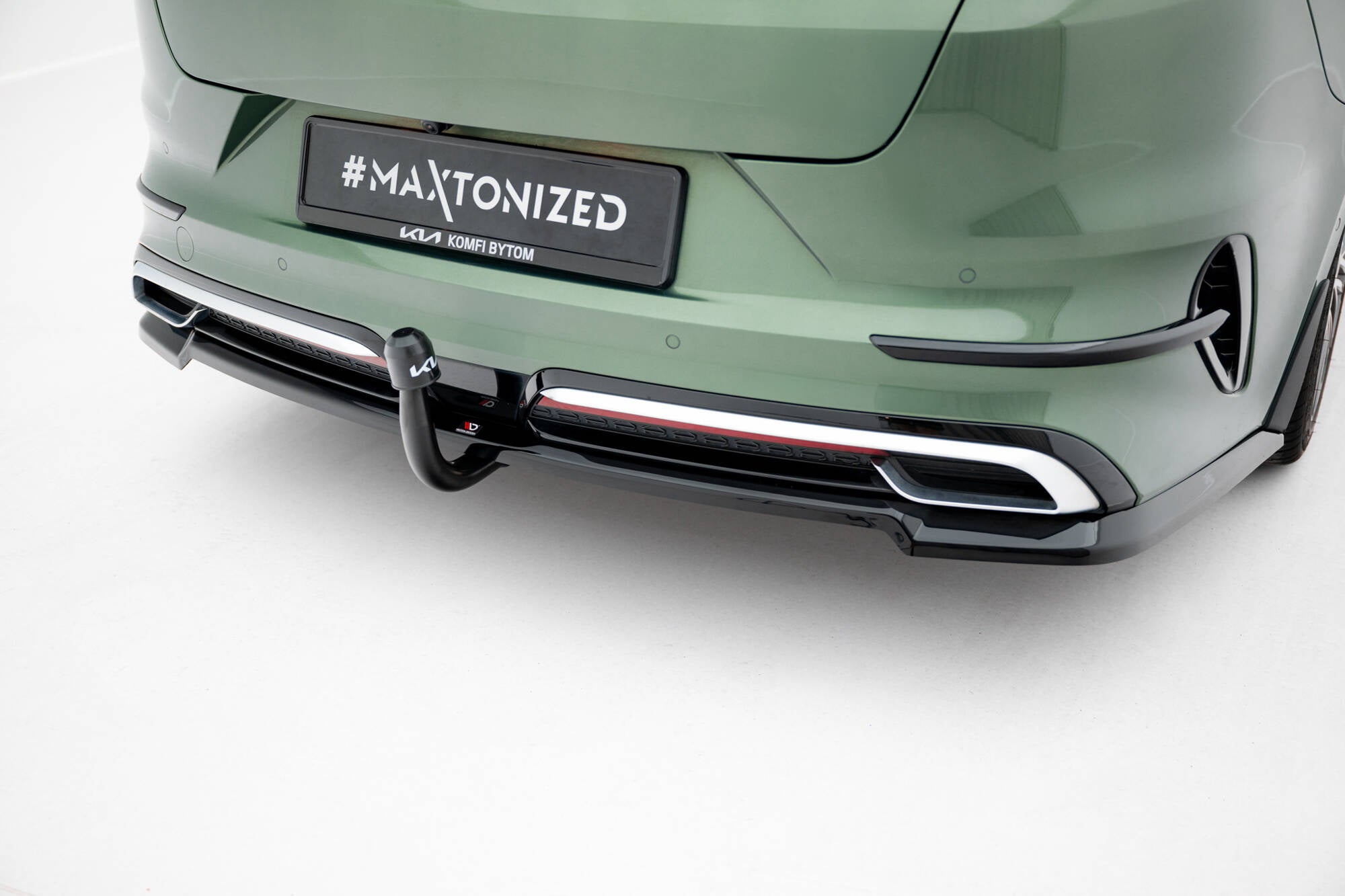 Rear Splitter (with vertical bars) Kia Proceed GT-Line Mk1 Facelift