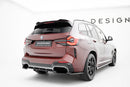 Rear Splitter (with vertical bars) BMW iX3 M-Pack G08 Facelift-2