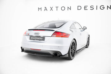 Central Rear Splitter for Audi TT S-Line 8J Facelift - 0