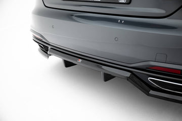 Rear Splitter (with vertical bars) Audi A5 F5 Facelift - 0