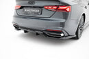 Rear Splitter (with vertical bars) Audi A5 F5 Facelift-5