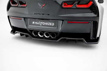 Central Rear Splitter (with vertical bars) Chevrolet Corvette Z06 C7 - 0