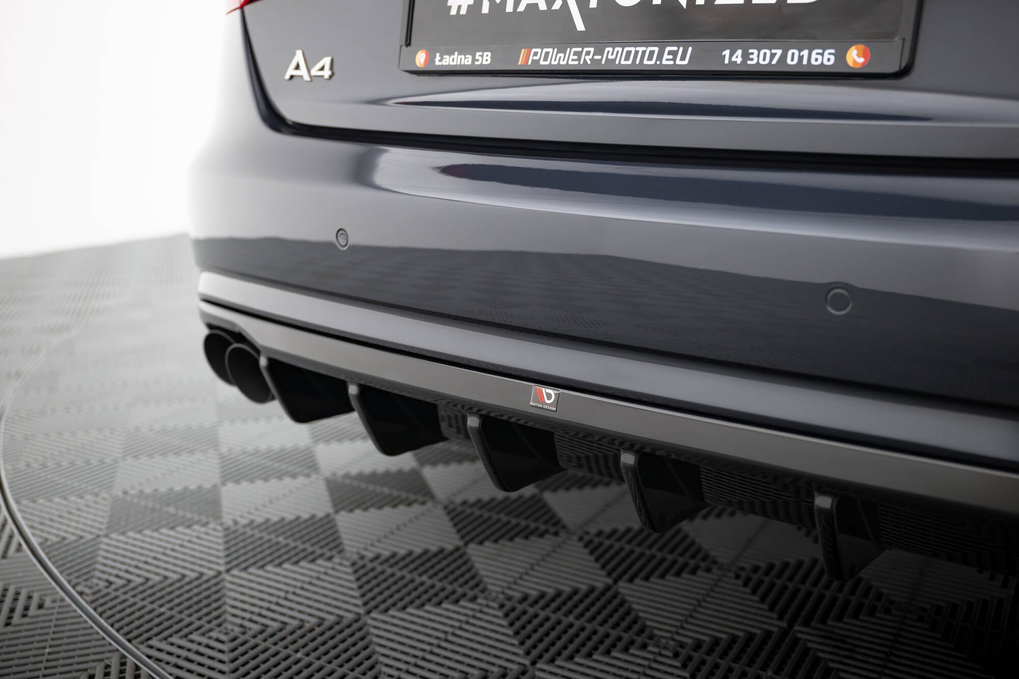 Rear Valance Audi A4 B8 Facelift (Single side dual exhaust version)