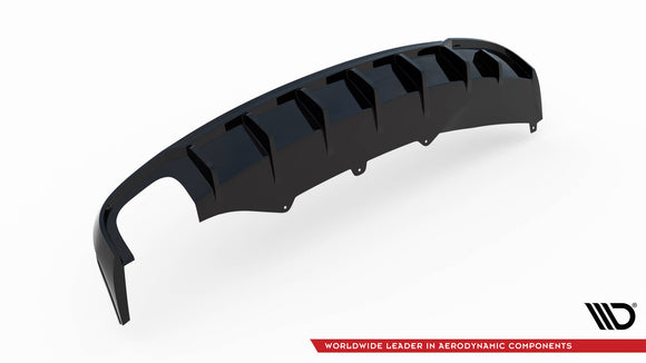 Rear Valance Audi A4 B8 (Single side dual exhaust version)