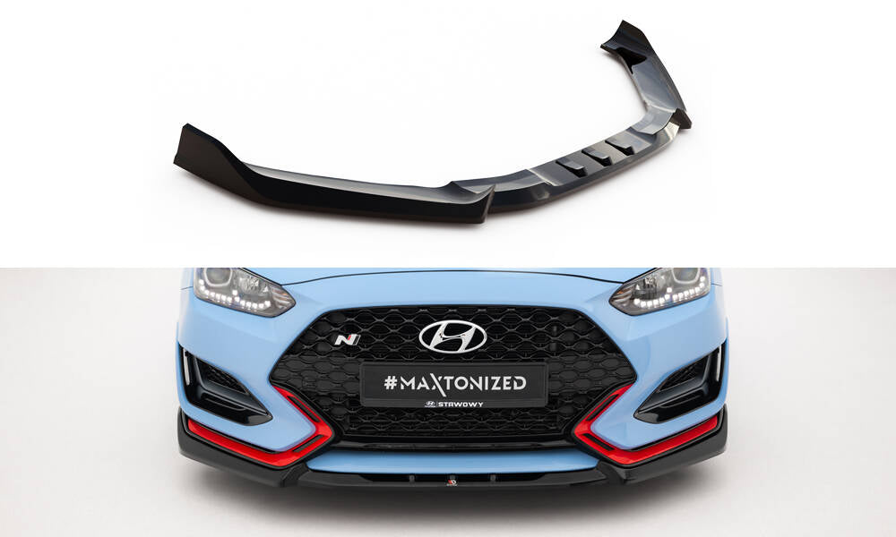 Front Splitter V.2 Hyundai Veloster N Mk2