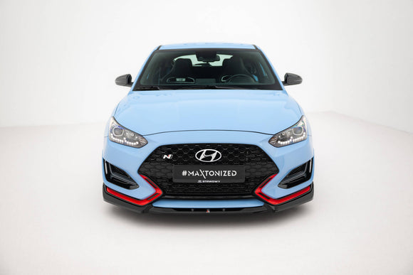 Front Splitter V.2 Hyundai Veloster N Mk2
