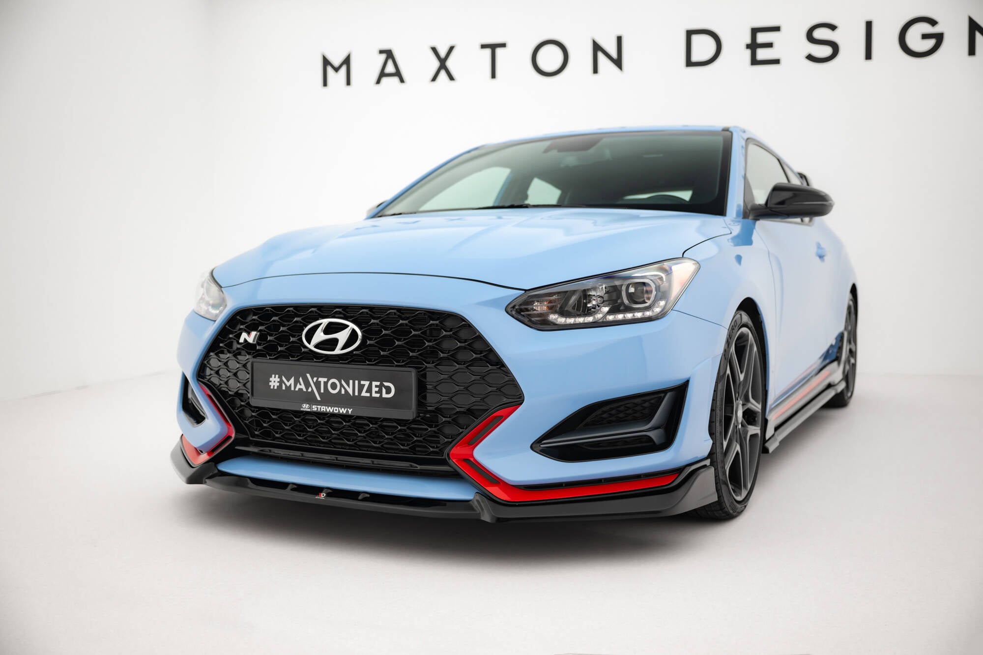 Front Splitter V.2 Hyundai Veloster N Mk2