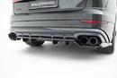 Rear Splitter (with vertical bars) V.2 Audi SQ8 / Q8 S-Line Mk1 Facelift-2