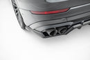 Rear Splitter (with vertical bars) V.2 Audi SQ8 / Q8 S-Line Mk1 Facelift-3