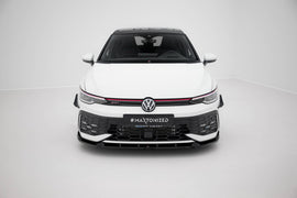 Front Splitter V.2 Volkswagen Golf GTI / GTE / R-Line Mk8 Facelift - 0