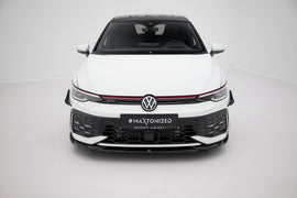 Front Splitter V.4 Volkswagen Golf GTI / GTE / R-Line Mk8 Facelift - 0