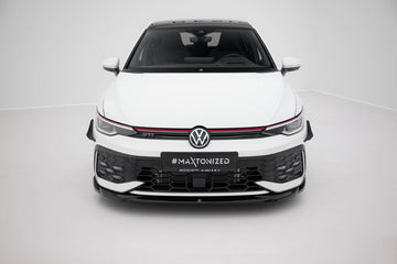 Front Splitter V.4 Volkswagen Golf GTI / GTE / R-Line Mk8 Facelift - 0
