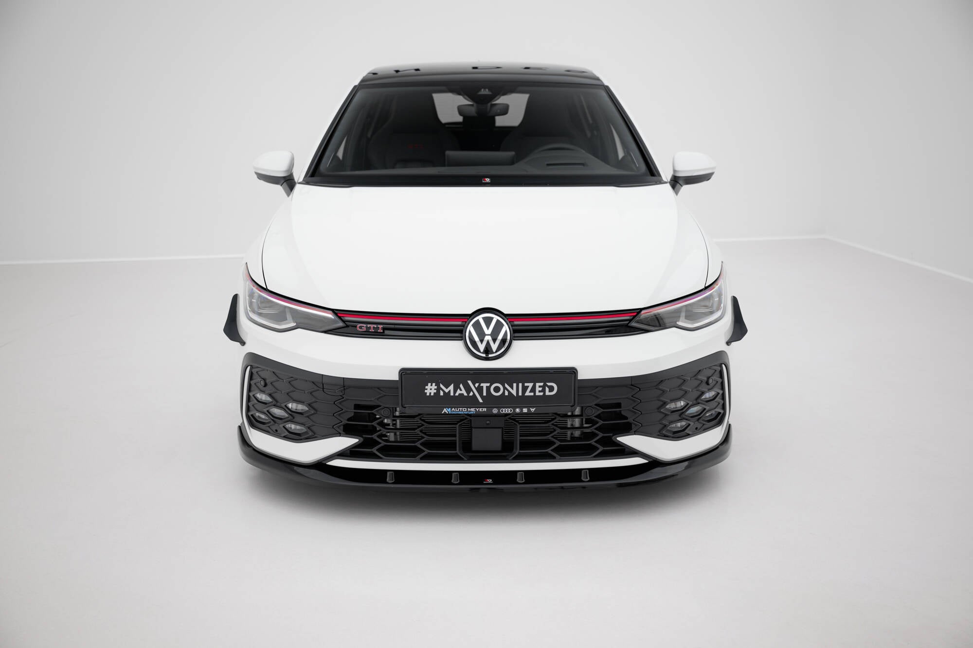 Front Splitter V.5 Volkswagen Golf GTI / GTE / R-Line Mk8 Facelift